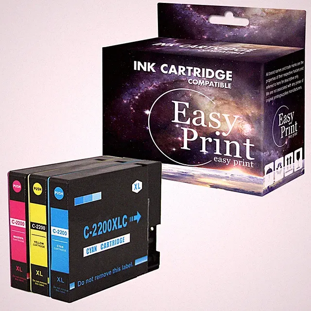 3 pack CMY Ink Cartridge for PGI-2200XL MAXIFY IB4020 MB5120 iB4120 MB5420 2200
