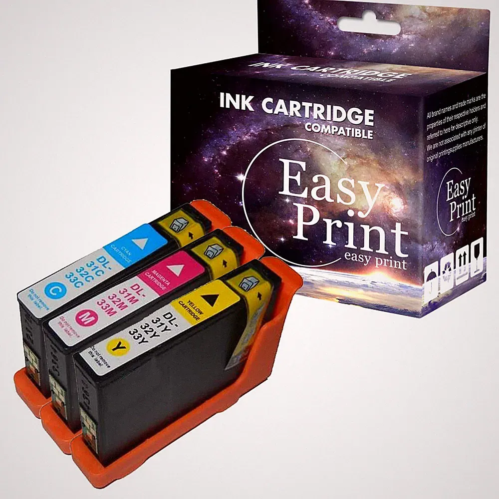 3PK Ink Cartridge for Dymo 31 32 33 34 V525w V725w All-in-One Series Printer