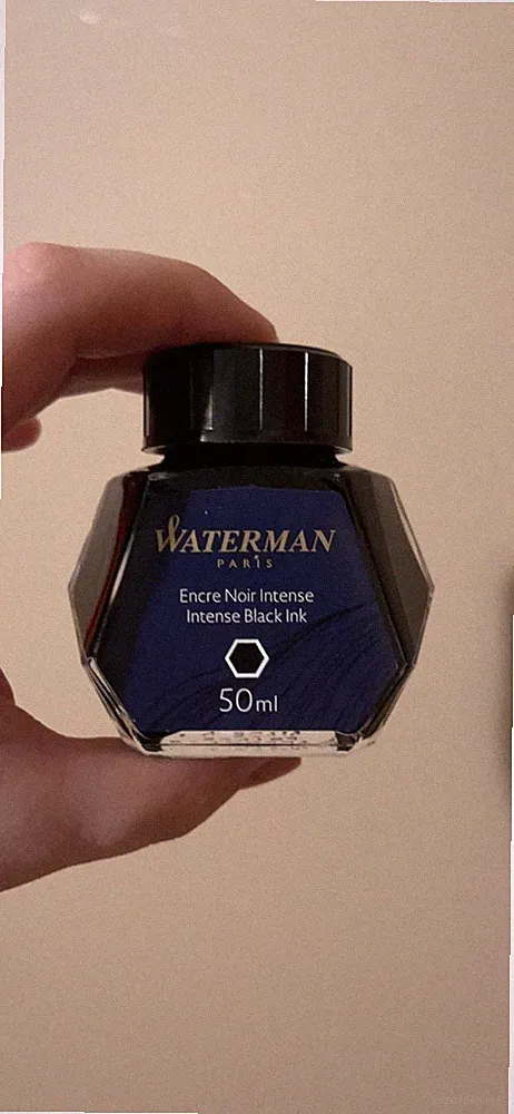 50ml Serenity Blue Fountain Pen Ink Glass Bottle Bold Smooth Flow Reffillable US