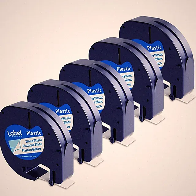 Compatible with Dymo LetraTag Label Maker Refills 91331 Plastic White Tape 12...
