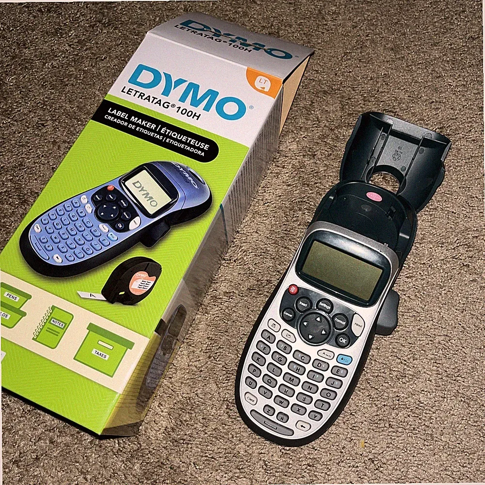 DYMO Label Printer Wireless Printer Letratag 100H Label Maker Just Add Ink