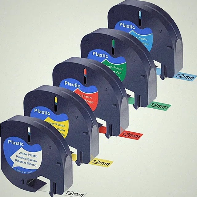 with Dymo Letratag Refills for Dymo Label Maker Refills 12mm x 4m(1/2" x 13')...